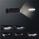 7. Wozinsky WLC-1200 350lm CREE LED Headlamp IPX4 with Motion Sensor - Black
