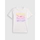 5. Girls' cotton T-shirt 4F 4FJRSS26TTSHF3913-10S