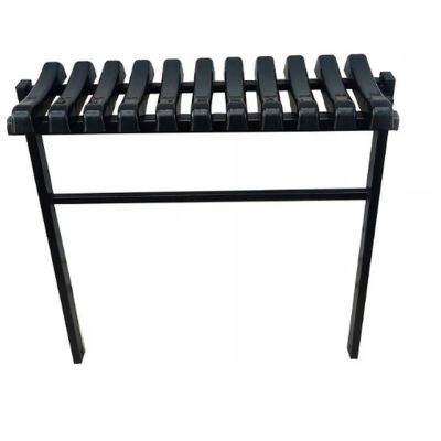 Folding cemetery bench 72 cm for embedding in concrete