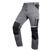 Mix&Match Work Trousers, Gray and Black, Size M