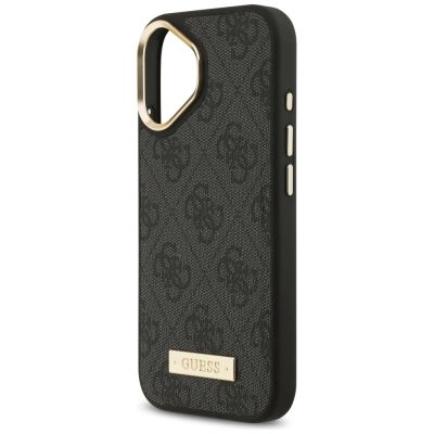 6. Guess 4G Logo Plate MagSafe case for iPhone 17 - black