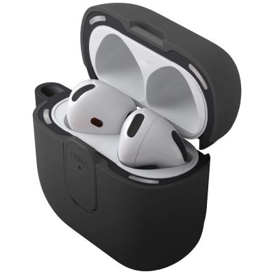 2. Uniq Clyde Lock Case for AirPods 4 - Black