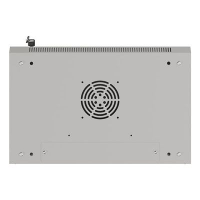 24. LANBERG WALL-HUNG RACK CABINET 19" 4U 540X350 GRAY GLASS DOOR (FLAT PACK)