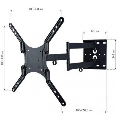 16. TECHLY TV WALL MOUNT LED/LCD 23-55 INCHES 45KG