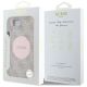 8. Guess 4G Circle Classic Logo MagSafe case for iPhone 16e - pink