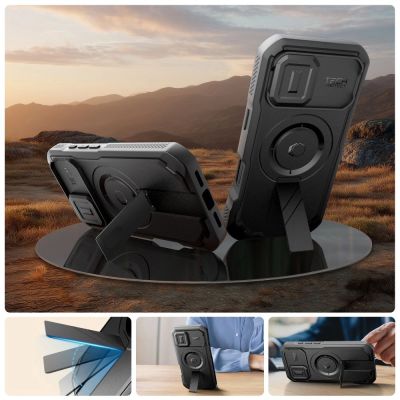 5. Tech-Protect Kevlar MagSafe case for iPhone 17 - black