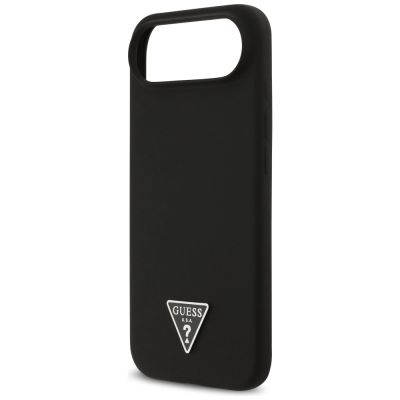 6. Guess Silicone Triangle Logo MagSafe Case for iPhone 17 Air - Black