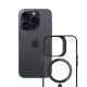 20. 3mk Satin Armor MagCase with MagSafe for iPhone 15 Pro Max - Clear with Black Frame