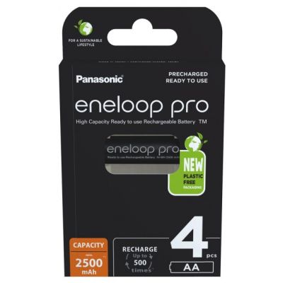 PANASONIC ENELOOP PRO AA 2500mAh 4 pcs
