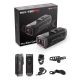 2. AKEEYO 730Pro 4K Handlebar Video Recorder Sports Camera for Bikes and Motorcycles - Black