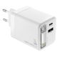 TROIKA CHA35 Smartphone, Tablet White Alternating Current Fast Charging Internal