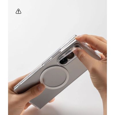 6. Ringke Slim Magnetic MagSafe Case for Samsung Galaxy Z Fold 8 - Transparent