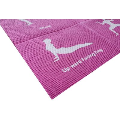 8. FOLDABLE YOGA MAT 1700x600x5MM PINK ENERO FIT