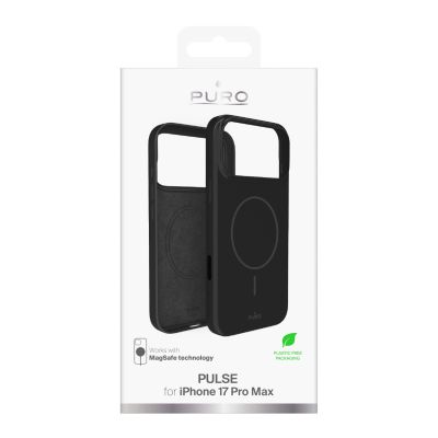 2. Puro Pulse Protective Case for iPhone 17 Pro Max Polycarbonate - Black