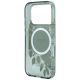 6. Guess IML Flowers Pearl Strap MagSafe Case for iPhone 18 Pro / 17 Pro – Green