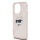 6. Karl Lagerfeld IML Choupette Head & Monogram case for iPhone 13 Pro / 13 - pink
