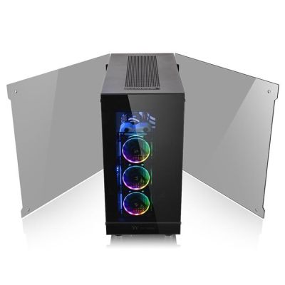 13. Thermaltake View 91 RGB TG CA-1I9-00F1WN-00 Case (ATX, Extended ATX, Micro ATX, Mini ITX, XL-ATX; Black)