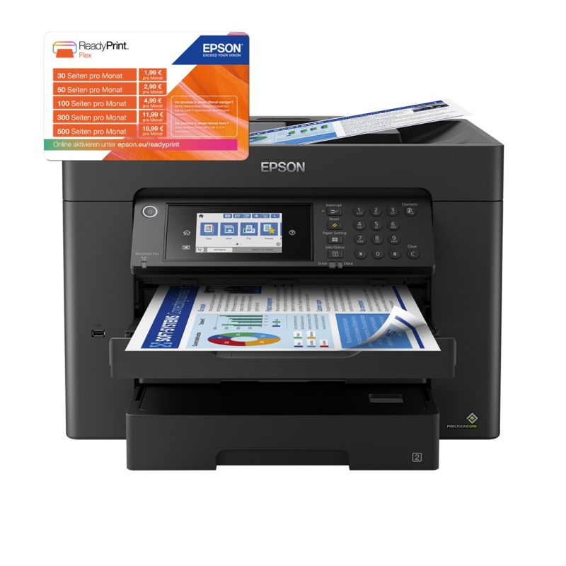 8. Epson WF-7840DTWF WorkForce Multifunction Printer