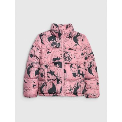 7. Girls' down jacket with synthetic filling 4F 4FJRAW25TDJAF0748-54A