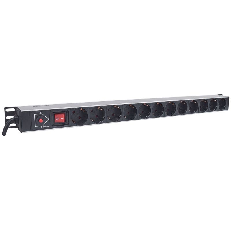 6. INTELLINET VERTICAL RACK POWER STRIP 12 GN