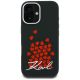 3. Karl Lagerfeld Silicone Heart Sign Logo MagSafe Case for iPhone 16 - Black
