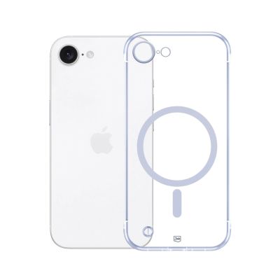 6. 3mk Just20g MagCase for iPhone 16E - transparent