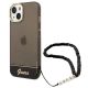 8. Guess GUHCP14SHGCOHK iPhone 14 6.1 "black / black hardcase Translucent Pearl Strap