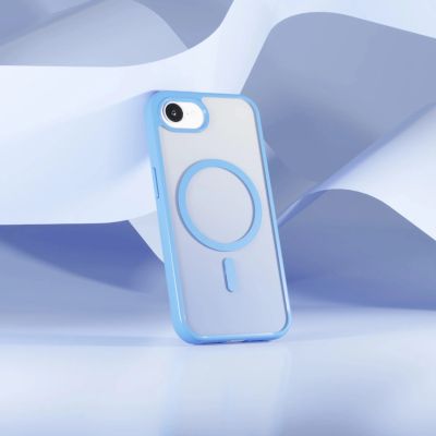 2. Puro Gradient MagSafe Silicone Case for iPhone 16e/17e - Blue