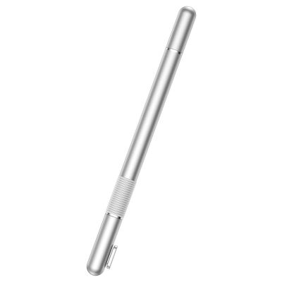 2. Baseus Golden Cudgel ACPCL-0S double-sided stylus for tablets, phones with gel pen - silver