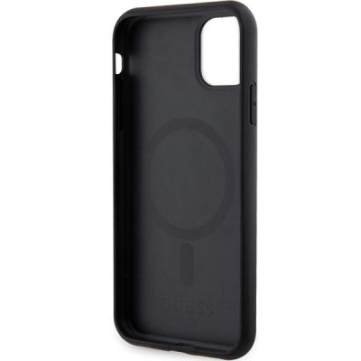 7. Guess GUHMN61PSAHMCK case for iPhone 11 / Xr - black Saffiano MagSafe