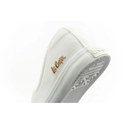 7. Lee Cooper shoes women's sneakers sporty white slip-on ballet flats