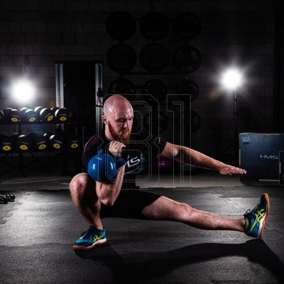28. Kettlebell cast iron Blue HMS KNV04