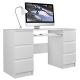 KUBA DESK WHITE MATTE