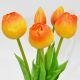 3. BOUQUET OF 5 ORANGE PEONY TULIPS 39 CM LIFE-LIKE SPRING DECORATION