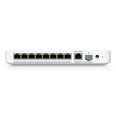 9. Switch Ubiquiti UniFi 9p PoE (PoE++: 8;) Managed Multigigabit/10G (USW-Flex-2.5G-8-PoE-EU)
