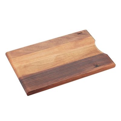 2. GEFU ENNO Rectangular Wood Cutting Board Walnut, Wood