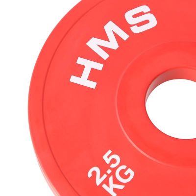 9. Bumper Olympic Plate Set 2x (0.5kg, 1kg, 1.5kg, 2kg, 2.5kg) HMS CBRS Set