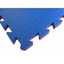 MASTERS puzzle mat 100 cm x 100 cm x 2 cm red and blue (80 kg/m3)