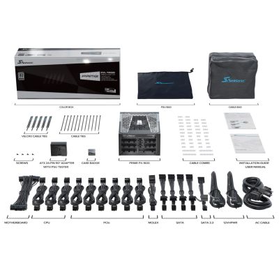 11. Seasonic ATX3-PRIME-PX-1600 Power Supply Module 1600 W 20+4 pin ATX ATX Black
