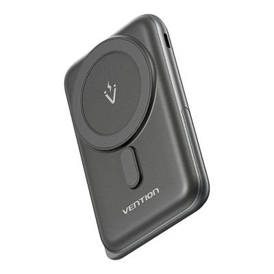 3. Vention 20W PD 10000 mAh Wireless Magnetic Power Bank Black
