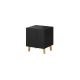 PAFOS bedside table 2 pcs. 45x40xH.51 black matt