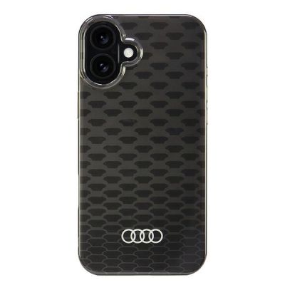 Audi IML Stitching Pattern MagSafe iPhone 16 Plus 6.7" black/black hardcase AU-IMLMIP16M-Q5/D3-BK