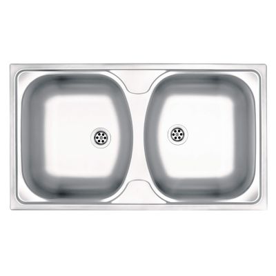 Steel sink, 2-bowl, ZMU 0200 5907650845744