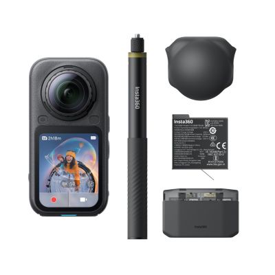 2. Insta360 X6 Essentials Bundle 120MP 8K Ultra HD Sports Camera 25.4/1.1mm (1/1.1") Wi-Fi 196g