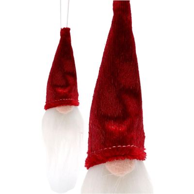 8. DECORATIVE PENDANT SANTA CLAUS 11CM RED