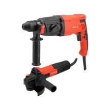YATO SDS+ HAMMER DRILL 900W 3.2J / ANGLE GRINDER 125mm 750W