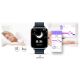 7. Giewont Pink and Navy Blue Smartwatch GW230-5