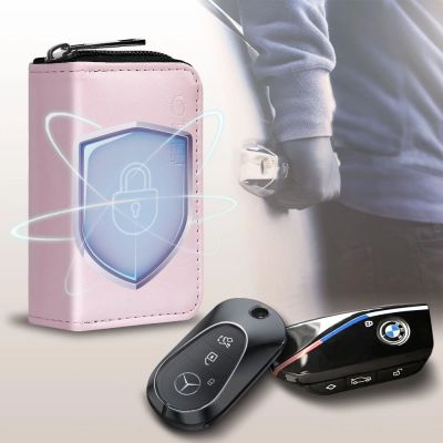 3. Tech-Protect KLR300 RFID Blocking Car Key Case - Pink