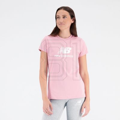 12. New Balance Essentials Stacked Logo CO HAO W T-shirt WT31546HAO