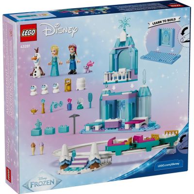 2. LEGO Disney Princess 43281 Elsa's Ice Castle and Sleigh Ride